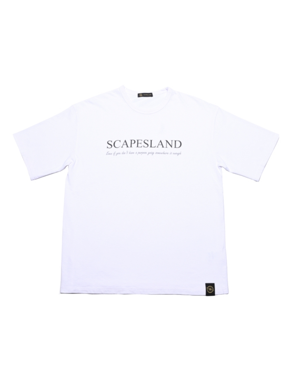 [Scapesland] Big Logo T-shirt [white]
