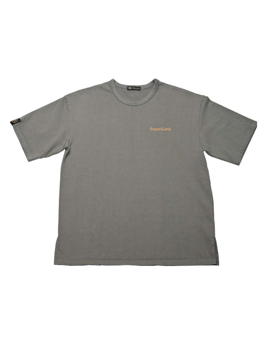 [Scapesland] Simple Logo T-shirt [olive]