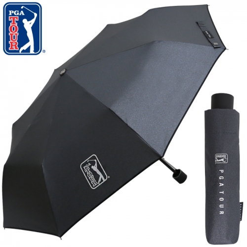 PGA3단수동 블랙메탈 우산