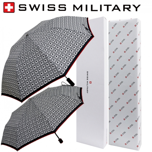 스위스밀리터리2단자동/3단수동 하운드체크 우산세트